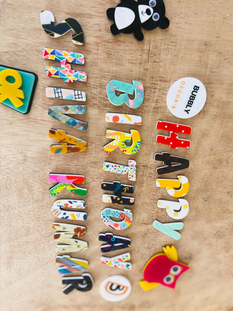Alphabet Magnets - Bubbly Decors