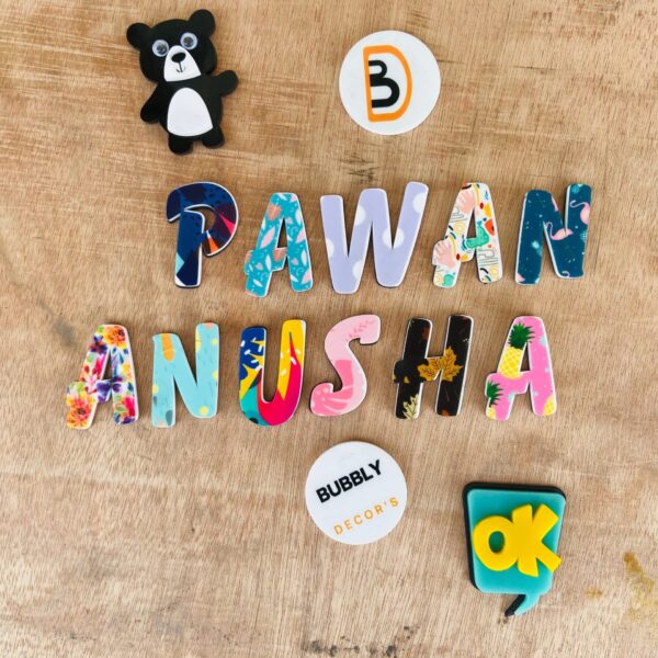 Alphabet Magnets - Bubbly Decors
