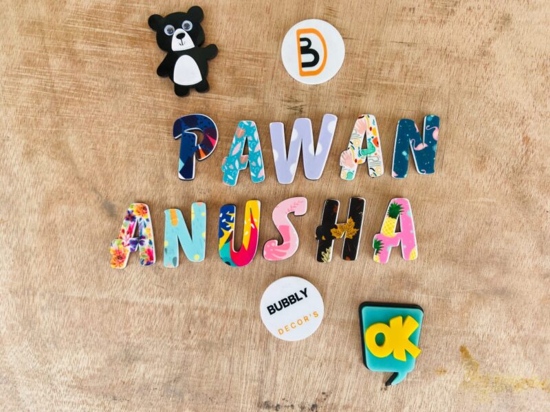 Alphabet Magnets - Bubbly Decors