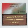 Name Board Wood Veneer - Bubbly Decors