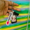 Name photo frame keychain - Bubbly Decors