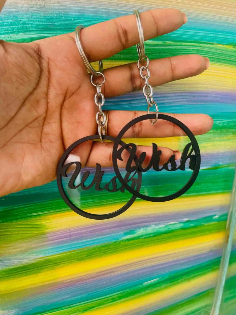 Name keychain - Bubbly Decors