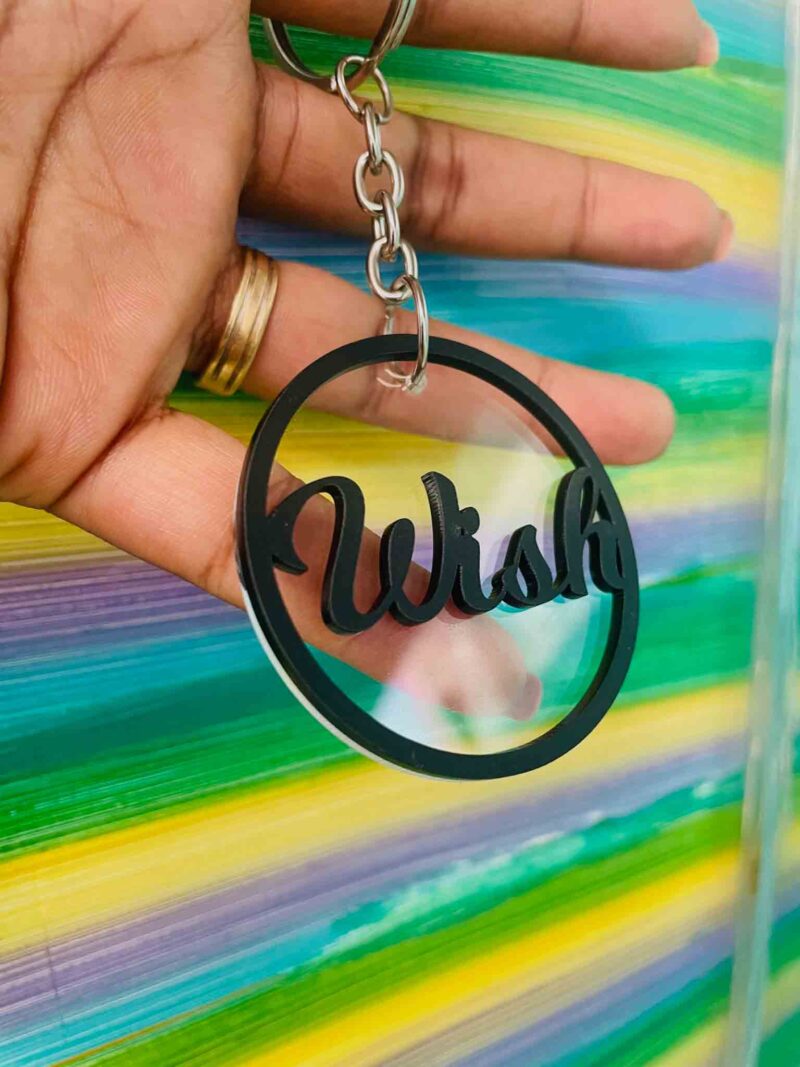 Name keychain - Bubbly Decors