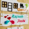 Name Board Family Acrylic - Bubbly Decors