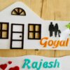 Name Board Family Acrylic - Bubbly Decors