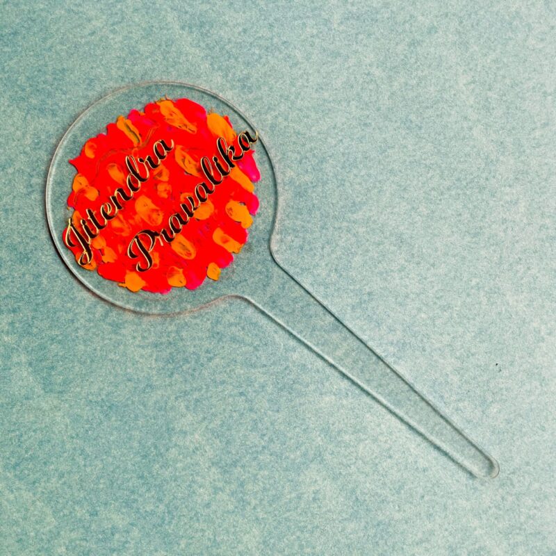 cake topper hand painted - Bubbly Decors