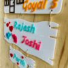 Name Board Family Acrylic - Bubbly Decors
