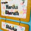 IMG_2395-pichi Pattern name board couple and kid - Bubbly Decors