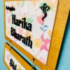 IMG_2396-pichi Pattern name board couple and kid - Bubbly Decors