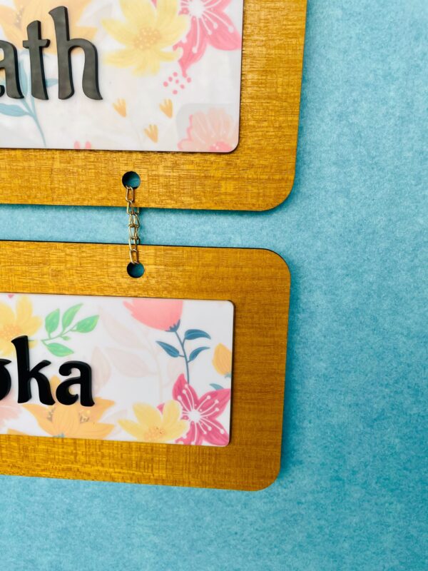 IMG_2398-pichi Pattern name board couple and kid - Bubbly Decors