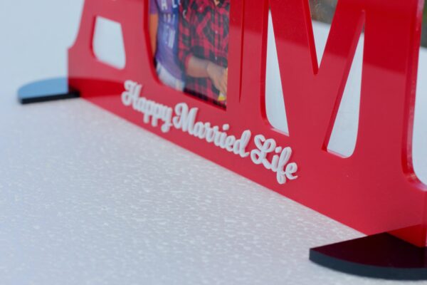 Couple Letter Frame - Bubbly Decors