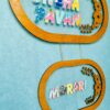 Pattern letters name board - Bubbly Decors