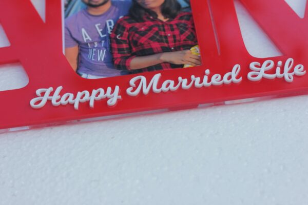 Couple Letter Frame - Bubbly Decors