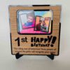 Desk birthday frame - Bubbly Decors