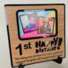 Desk birthday frame - Bubbly Decors