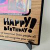 Desk birthday frame - Bubbly Decors