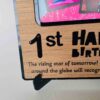 Desk birthday frame - Bubbly Decors