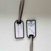 Luggage tag with details - Bubbly Decors