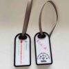 Luggage tag with details - Bubbly Decors
