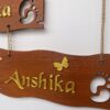 lord venkateswara themed name board - Bubbly Decors