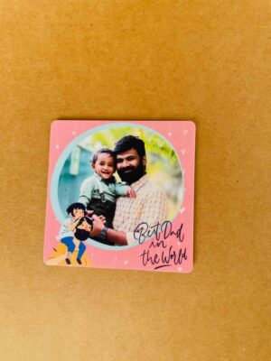 Fathers day photo magnet - Bubbly Decors