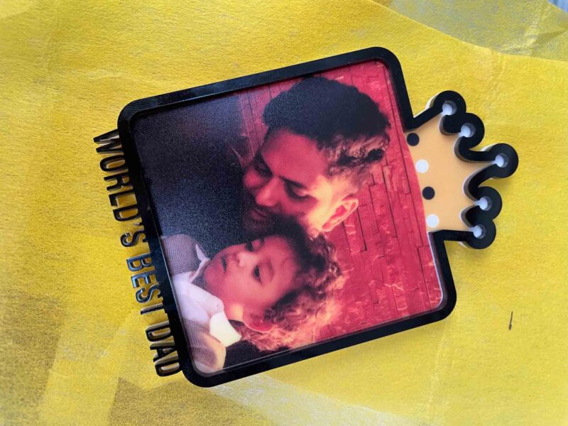 Fathers day gift magnet - Bubbly Decors
