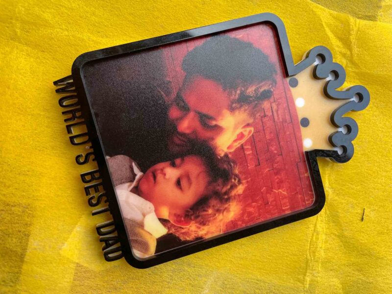 Fathers day gift magnet - Bubbly Decors