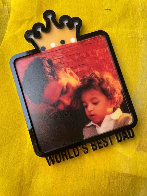 Fathers day gift magnet - Bubbly Decors