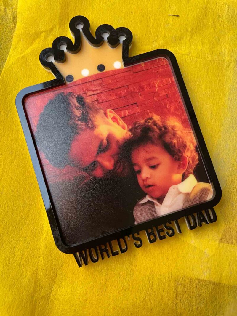 Fathers day gift magnet - Bubbly Decors