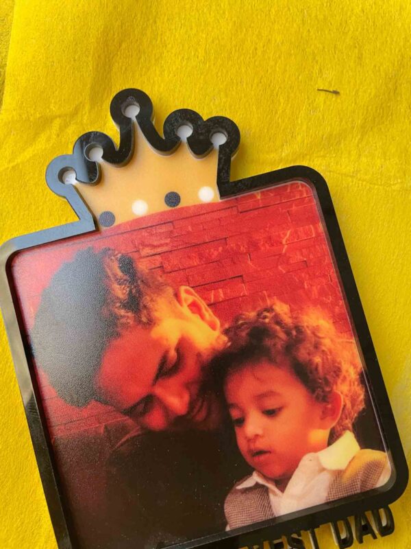 Fathers day gift magnet - Bubbly Decors