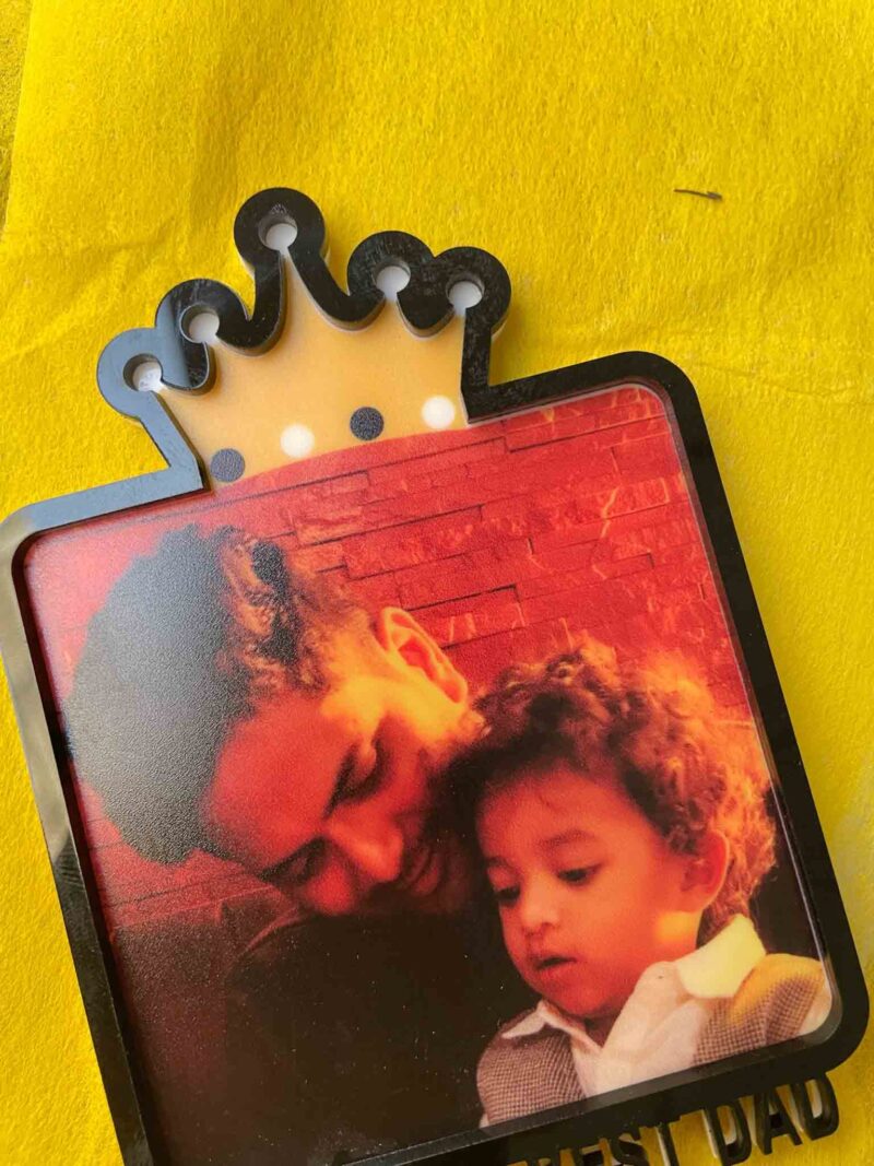 Fathers day gift magnet - Bubbly Decors