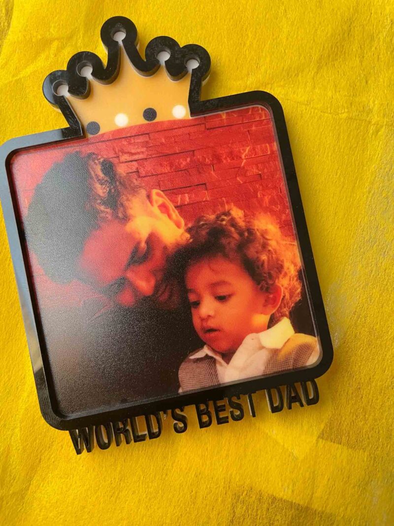 Fathers day gift magnet - Bubbly Decors