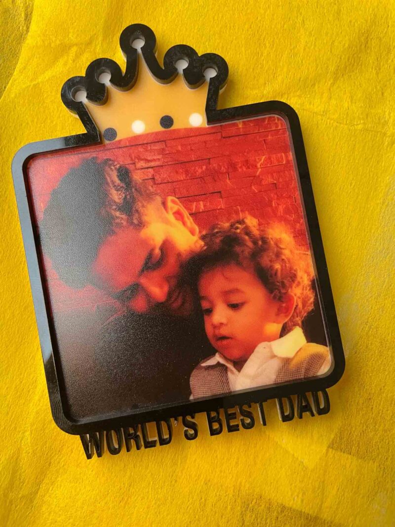 Fathers day gift magnet - Bubbly Decors