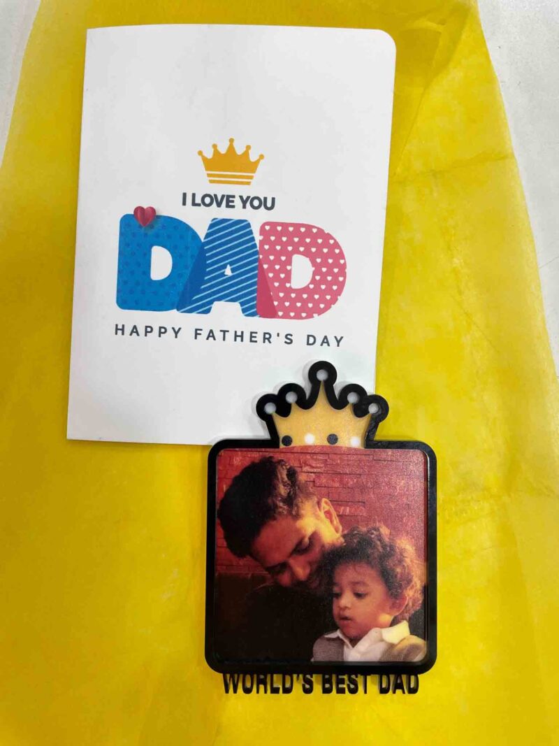 Fathers day gift magnet - Bubbly Decors