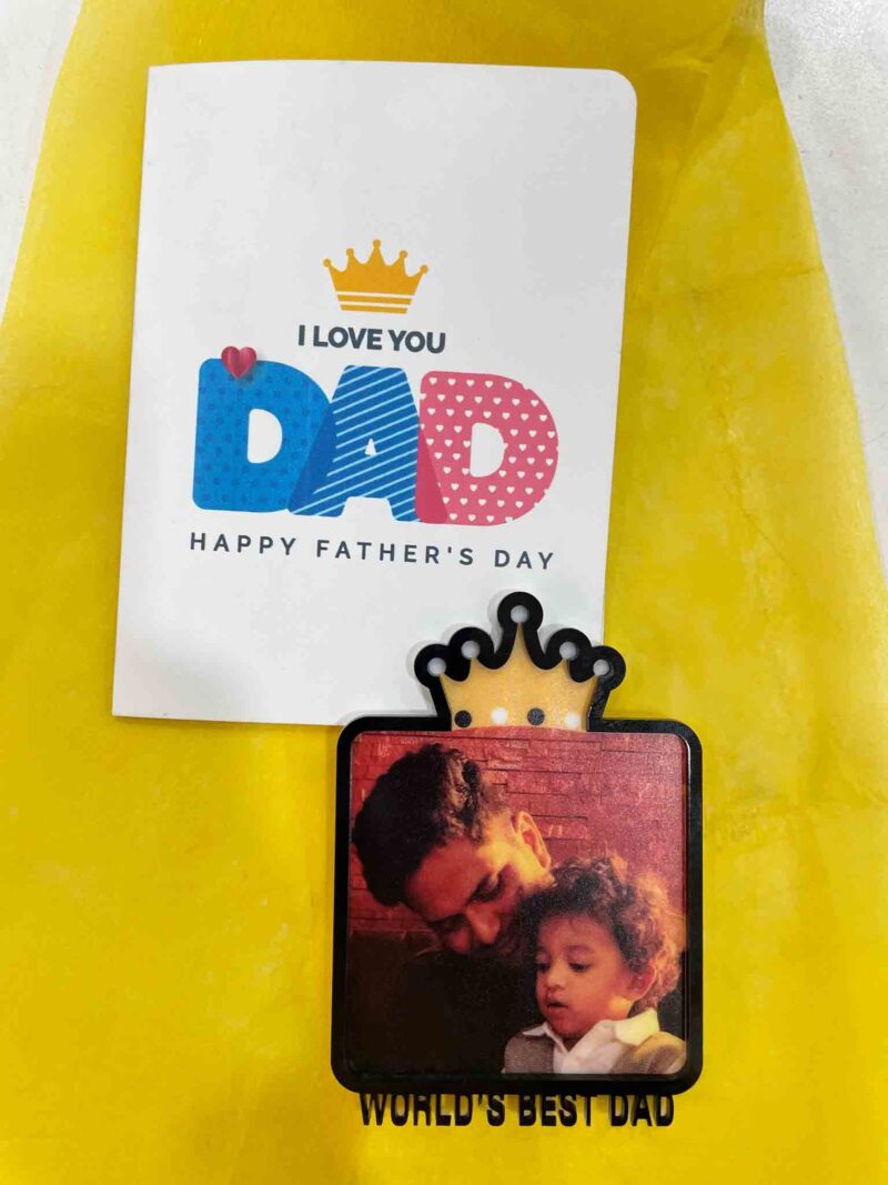 Fathers day gift magnet - Bubbly Decors