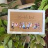 Wood photo clipping frame - Bubbly Decors