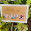 Wood photo clipping frame - Bubbly Decors