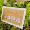 Wood photo clipping frame - Bubbly Decors