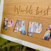 Wood photo clipping frame - Bubbly Decors