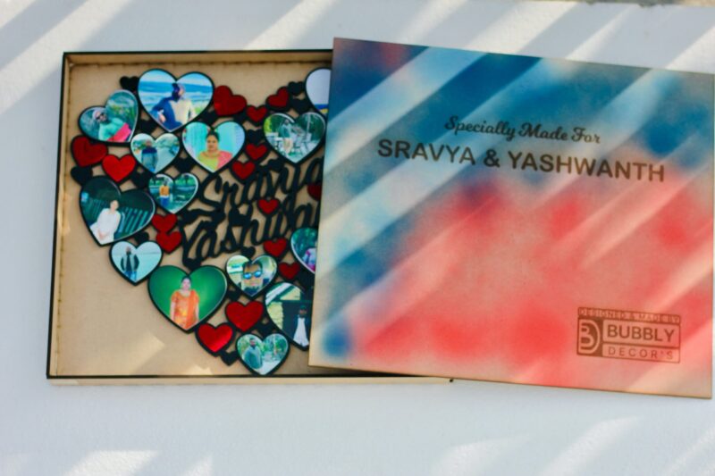 Heart collage Frame - Bubbly Decors