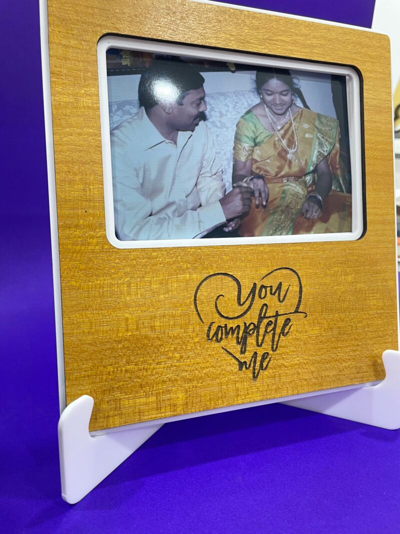 Wood couple desk frame - Bubbly Decors