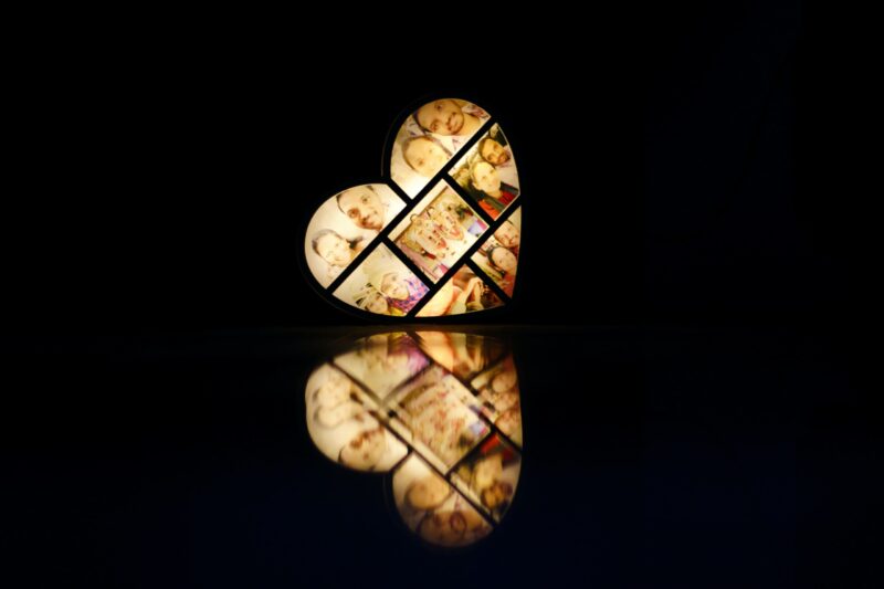 Heart photo Light - Bubbly Decors