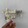 Turns one cake topper - Bubbly Decors