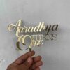Turns one cake topper - Bubbly Decors