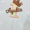 First birthday cake topper - Bubbly Decors