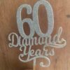 Diamond years cake topper - Bubbly Decors
