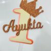 First birthday cake topper - Bubbly Decors