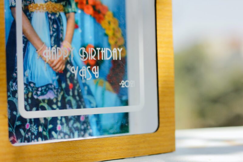 Photo fairy lights box - Bubbly Decors