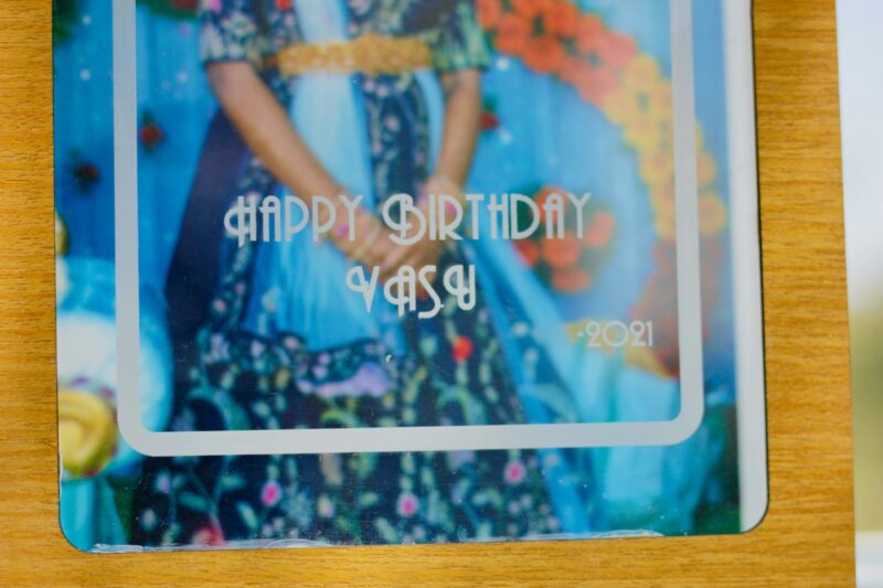 Photo fairy lights box - Bubbly Decors