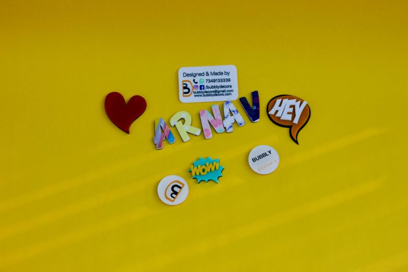 Alphabet Magnets - Bubbly Decors